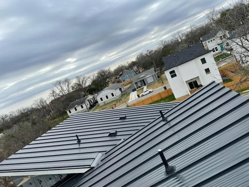 Standing seam metal roof panels with vents for Skylight Repair in Muskegon